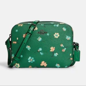No Longer Available Coach Mini Camera Bag With Mystical Floral Print Green Multi